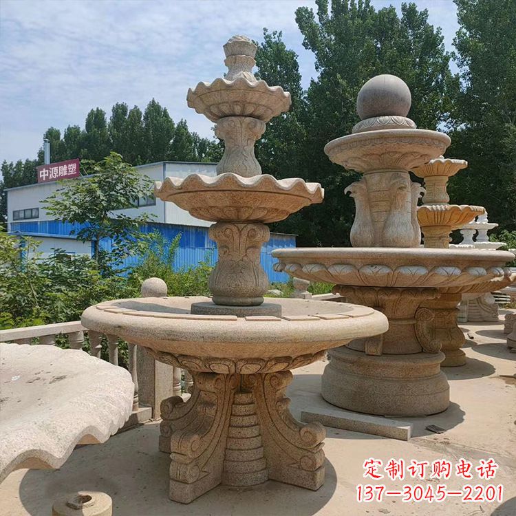 山东石喷泉 石雕刻