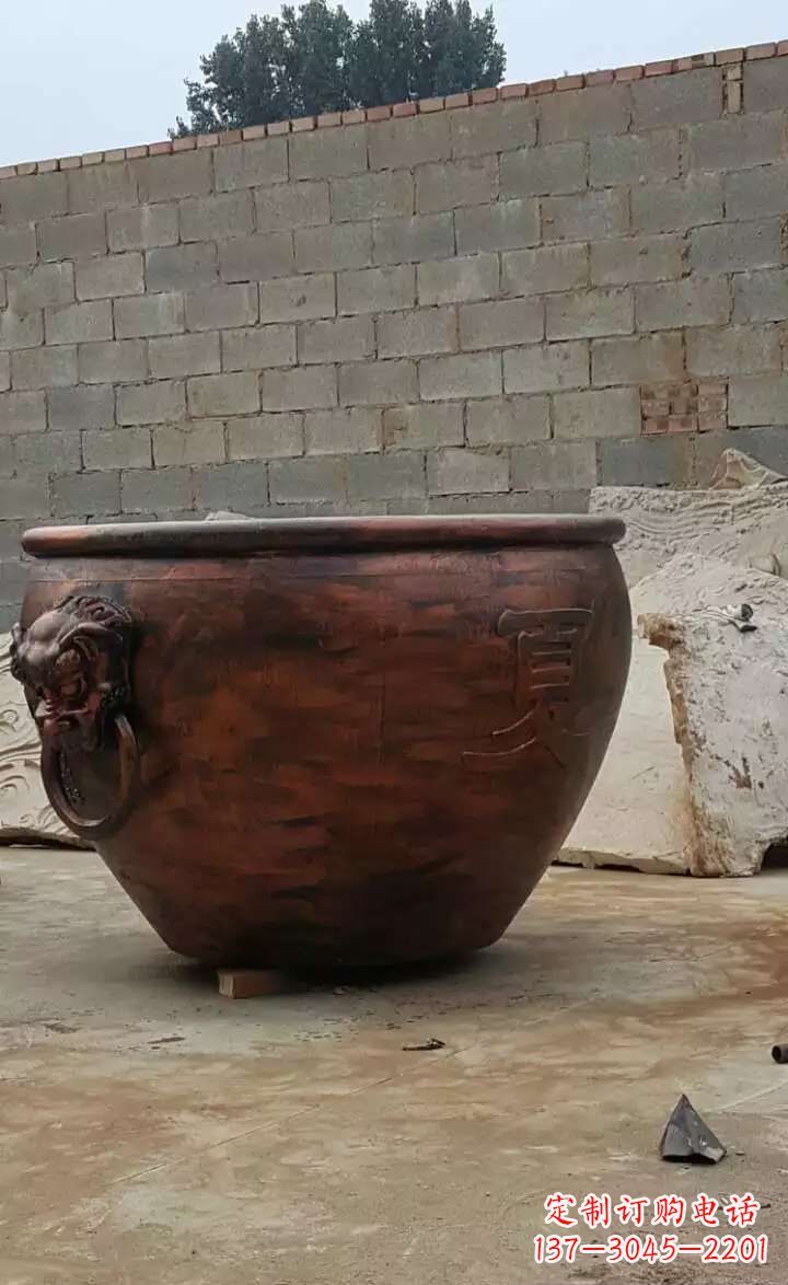 山东水缸铜雕