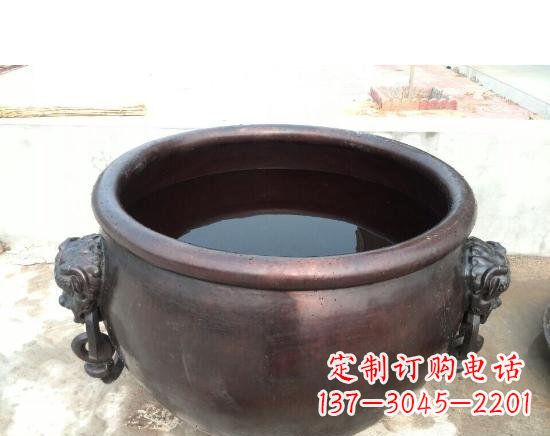 山东水缸寺庙铜雕