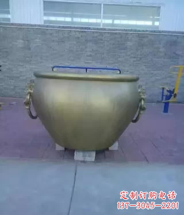 山东水缸铜雕塑