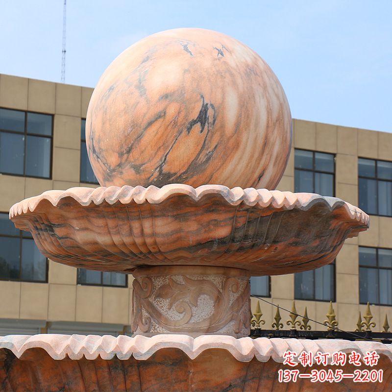 山东四平石材风水球