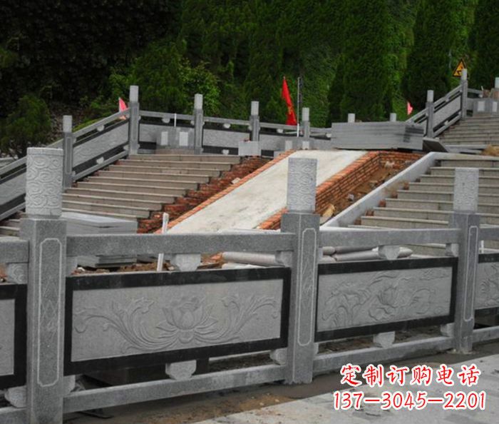 山东寺庙景观仿古石栏板 (2)