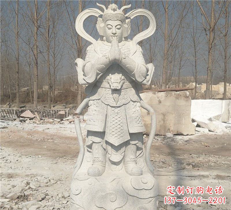山东寺庙韦陀菩萨雕塑