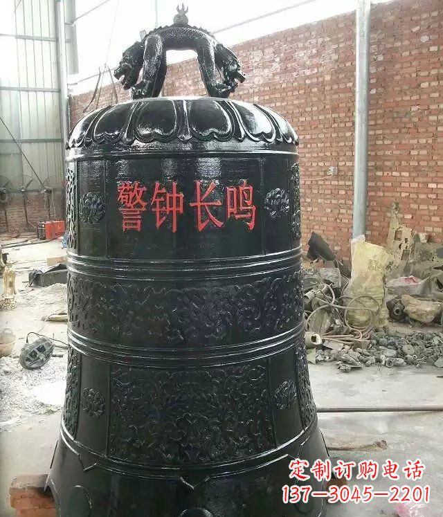 山东寺庙铸铜钟铜雕 (4)