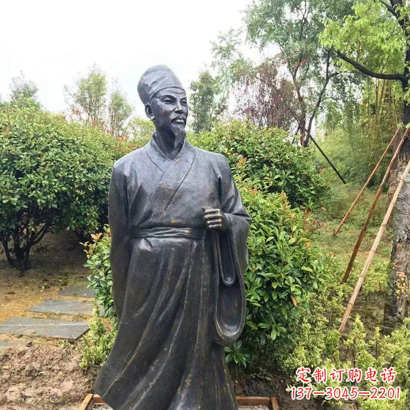 山东苏东坡铸铜历史文化名人雕像