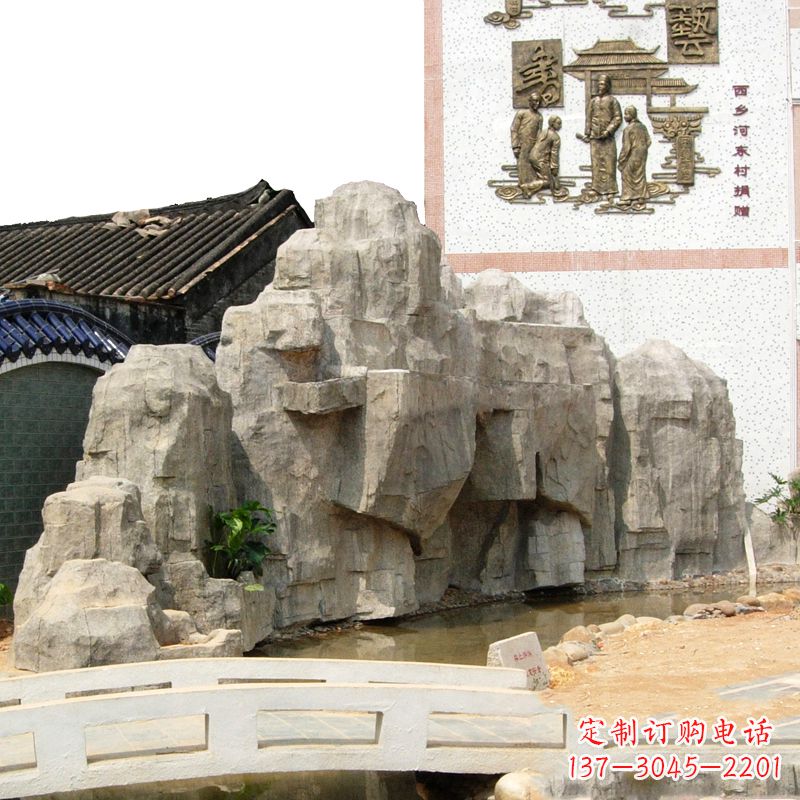 山东塑石假山雕塑