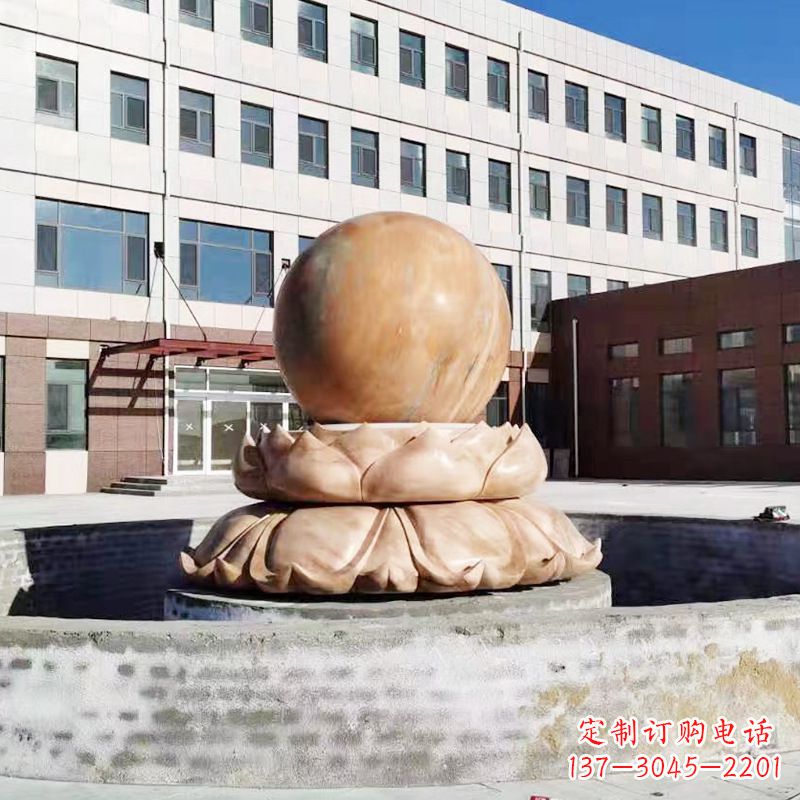 山东特色的石雕风水球