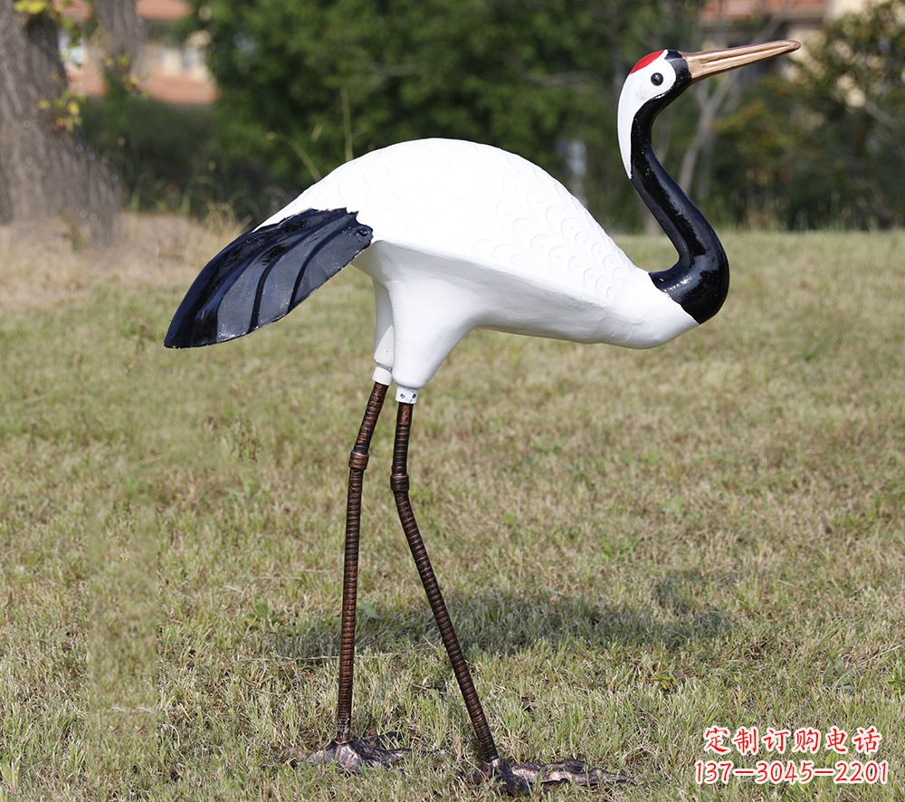山东庭院仙鹤雕塑