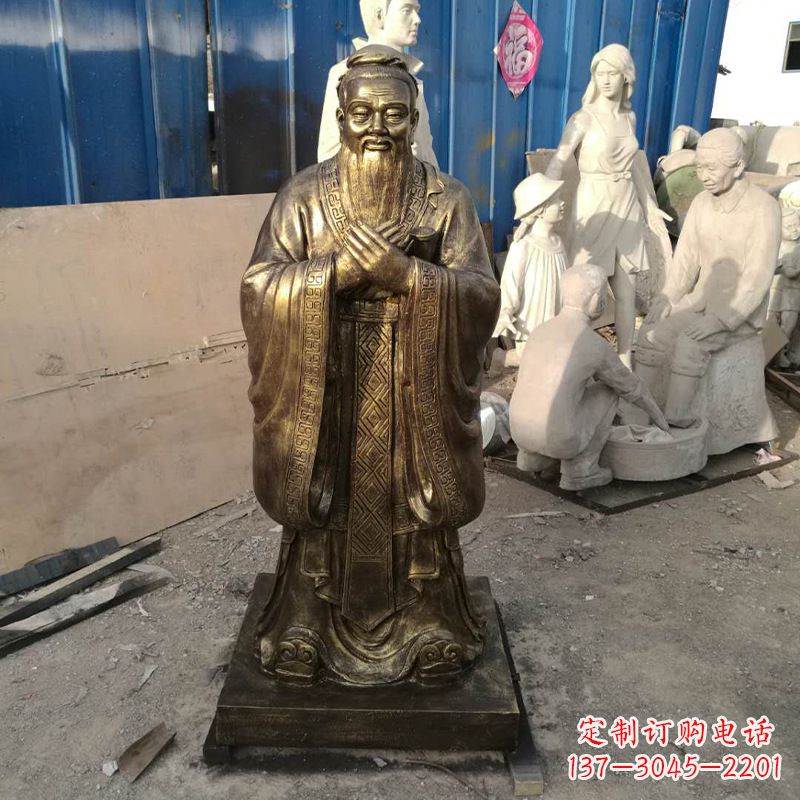 山东同济大学孔子雕塑