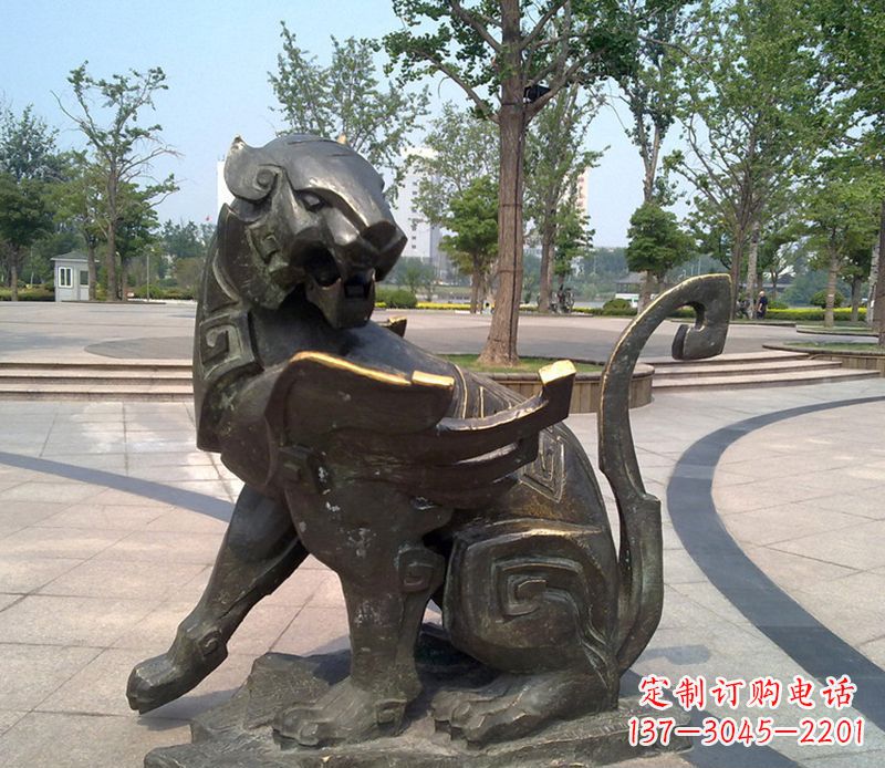 山东铜雕抽象十二生肖