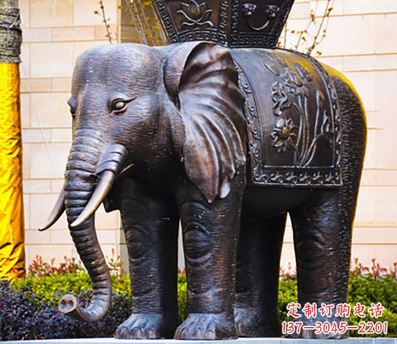山东铜雕大象
