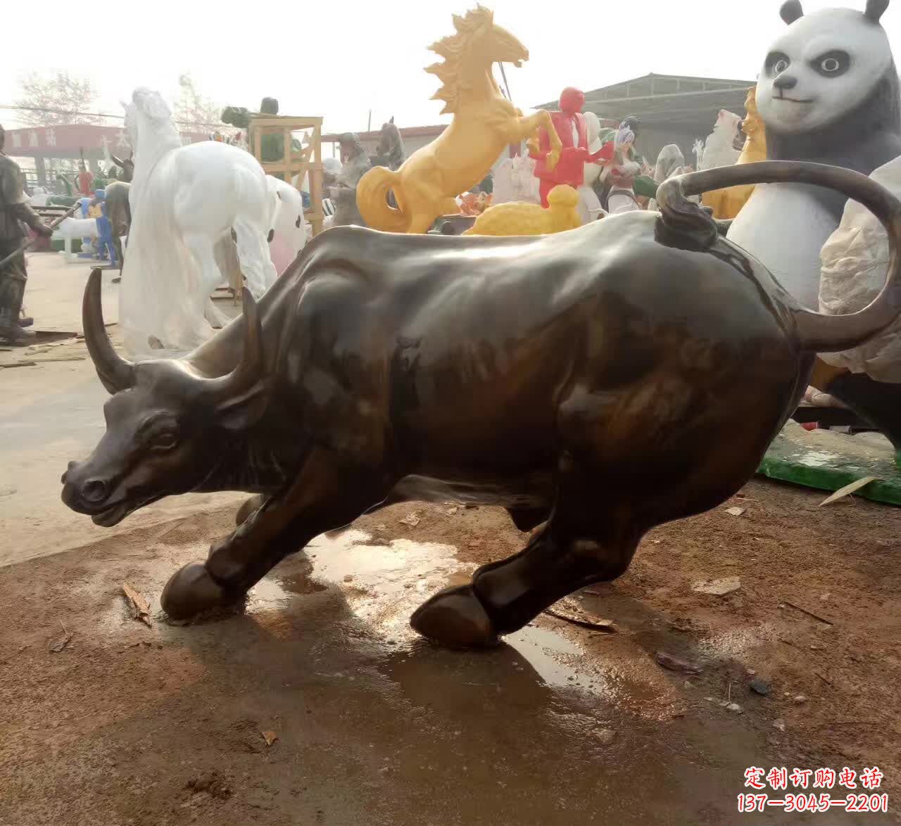 山东铜雕动物牛