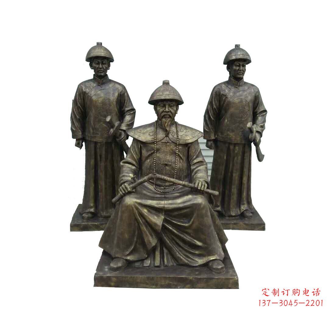 山东铜雕古代名人林则徐