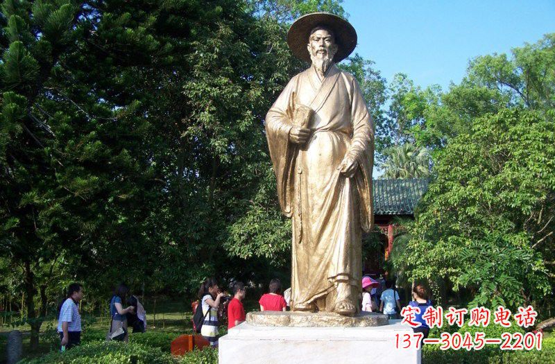 山东铜雕古代名人苏轼苏东坡