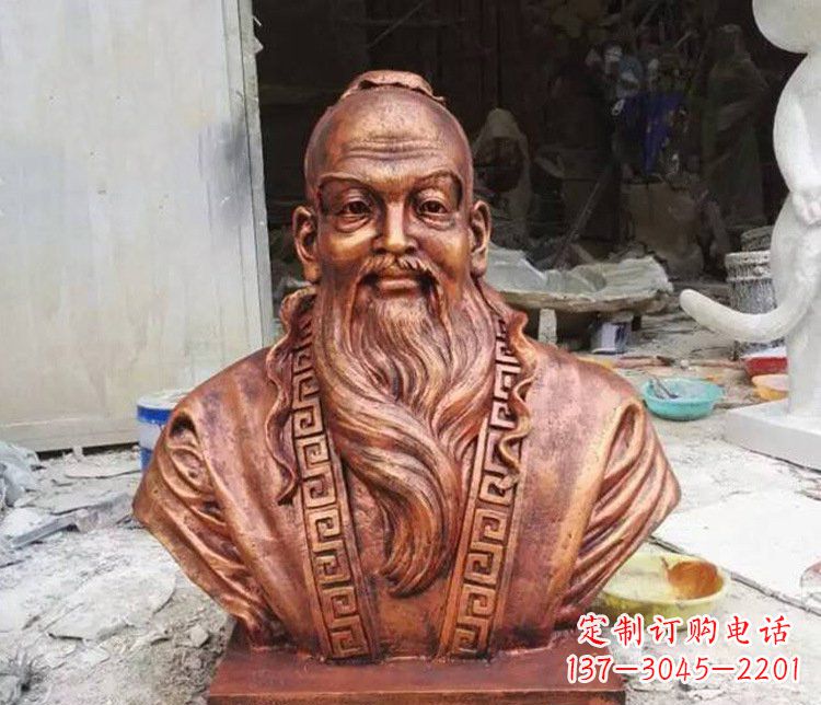 山东铜雕古代孙思邈人物雕塑