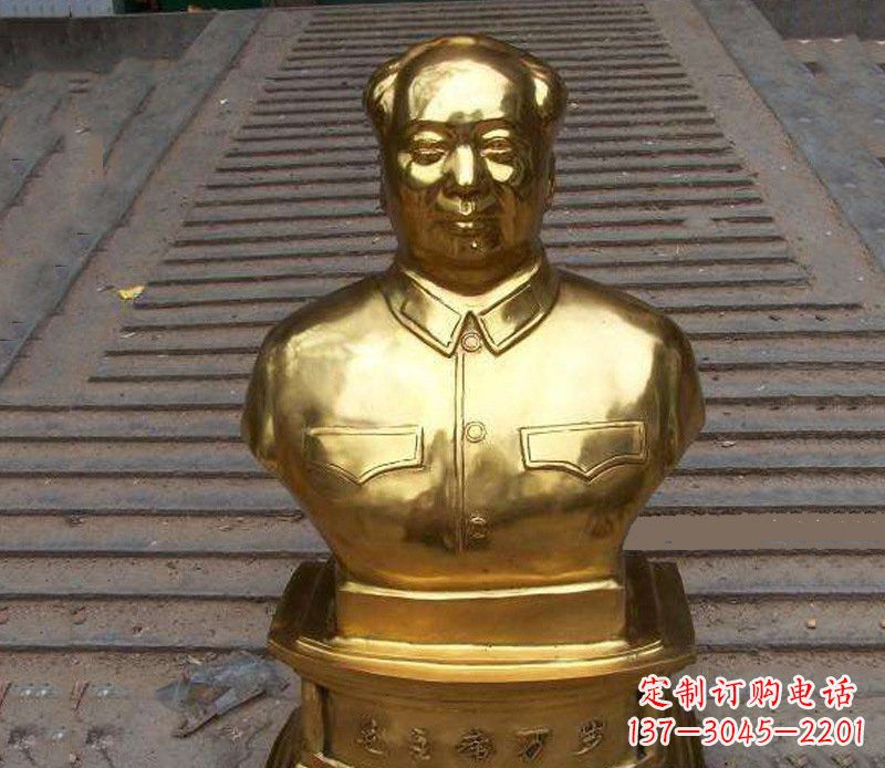 山东铜雕广场伟人雕塑摆件
