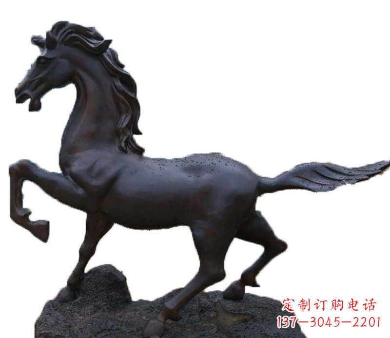 山东铜雕马动物雕塑