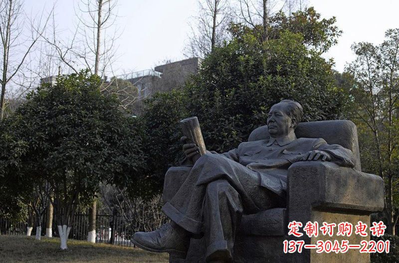 山东铜雕毛泽东伟人雕塑