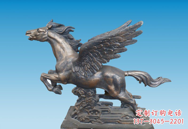 山东铜雕企业飞马