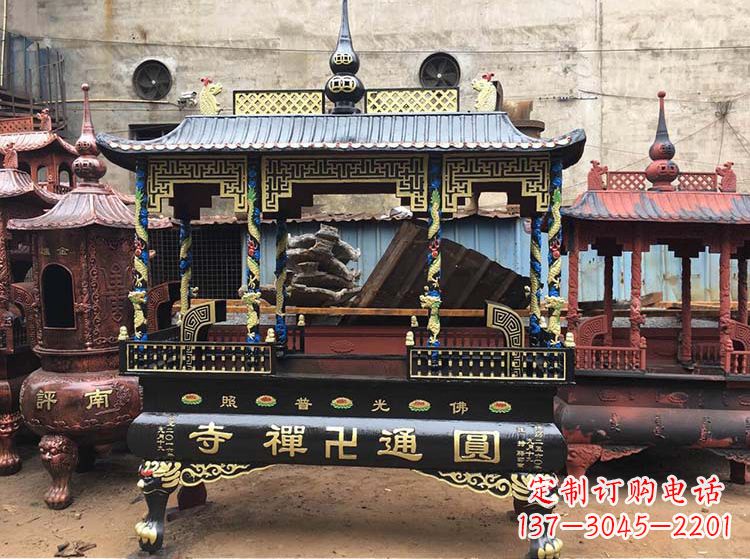 山东铜雕像铁香炉