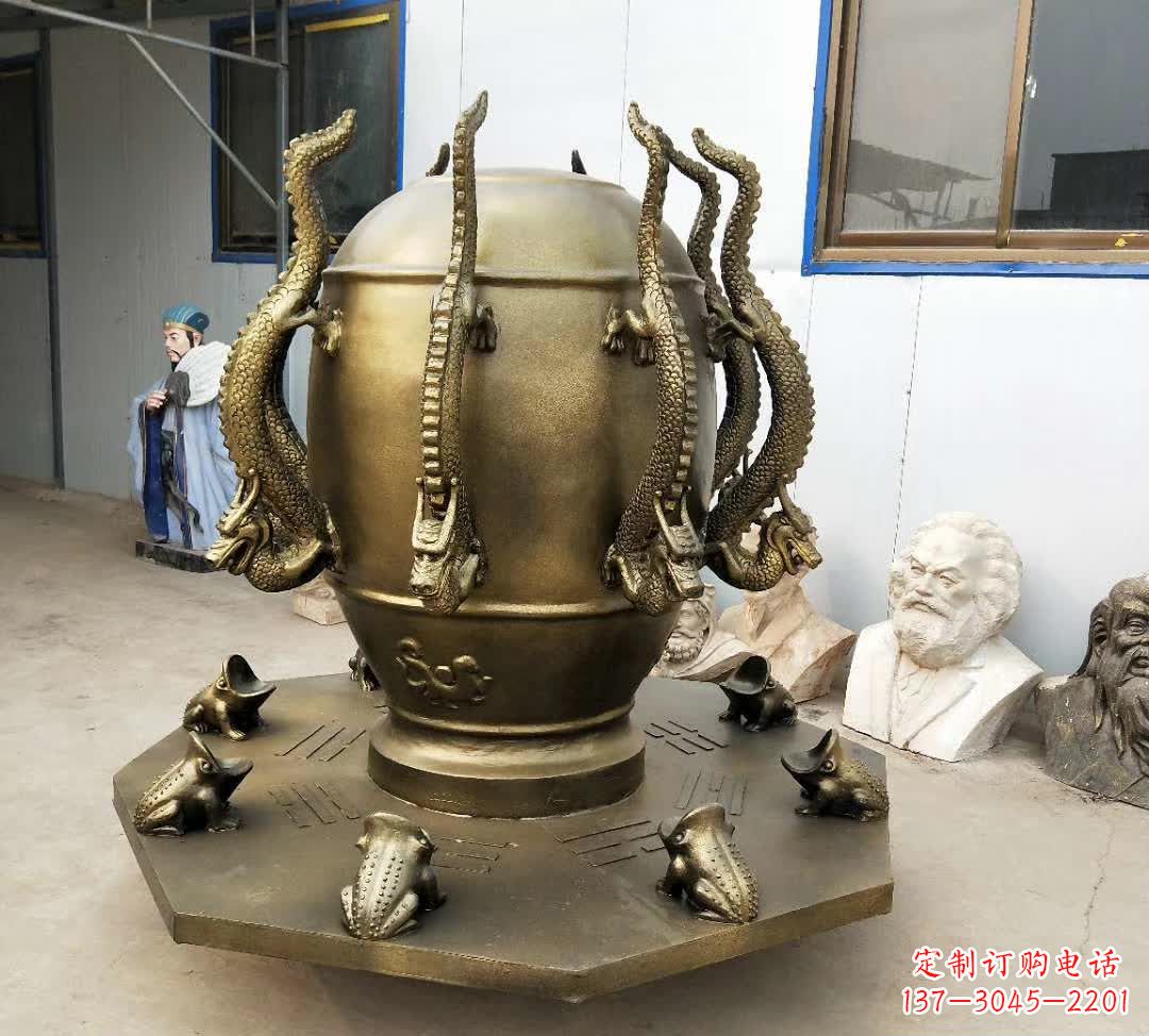 山东铜雕校园景观地动仪