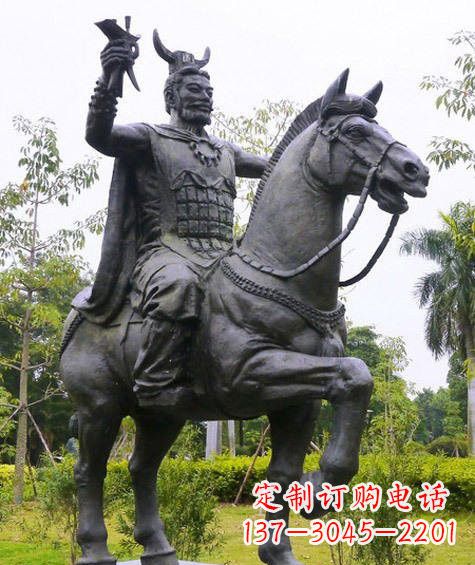 山东铜雕炎帝骑马