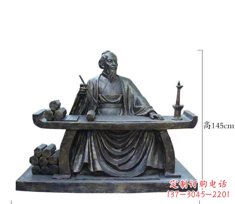 山东铜雕张仲景人物