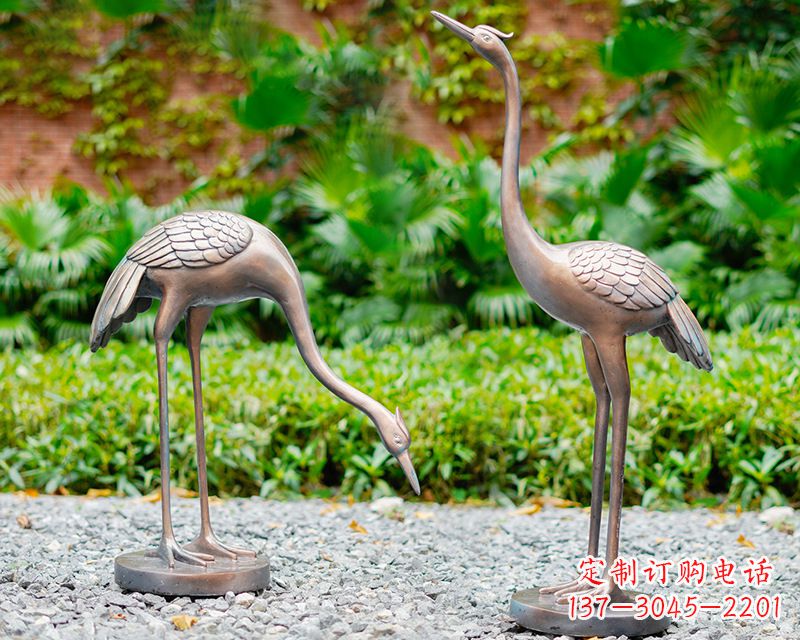 山东推荐仿真仙鹤动物雕塑