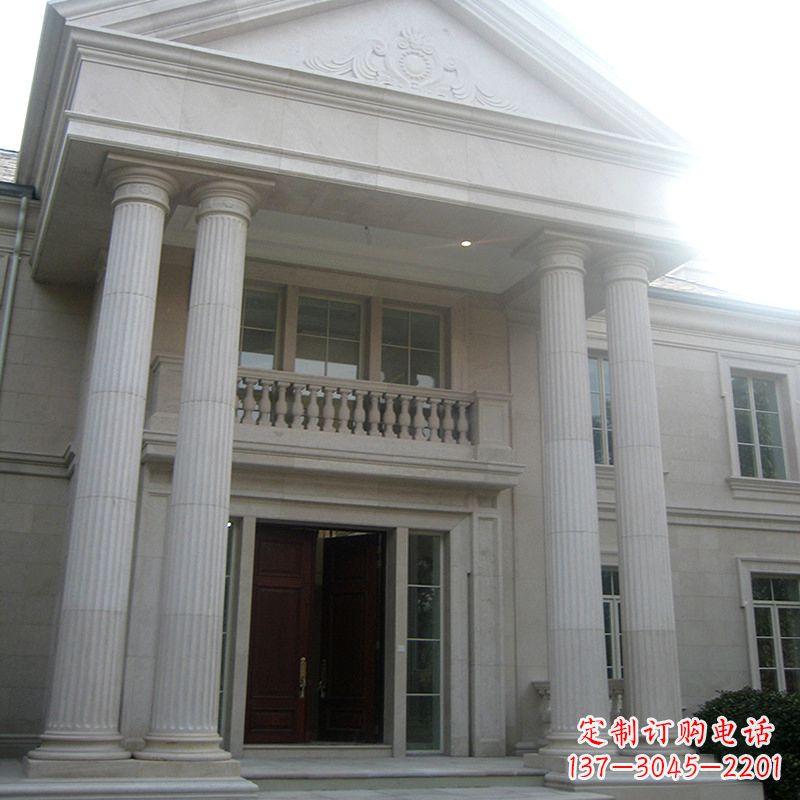 山东外墙罗马柱石雕