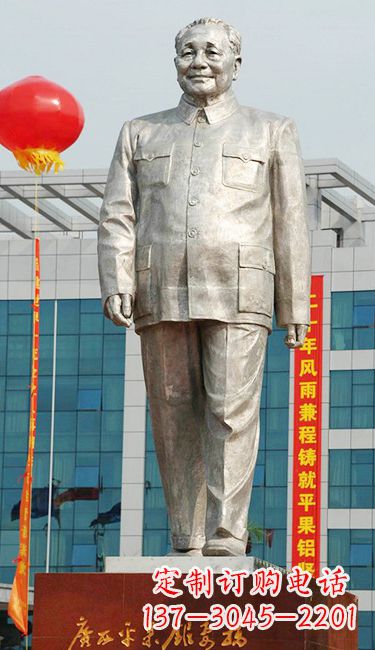 山东伟人邓小平铜雕像