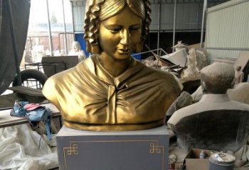 山东南丁格尔玻璃钢头像雕塑，高品质艺术定制