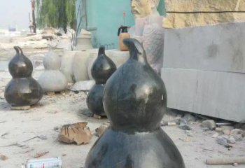 山东驱负能量的葫芦石雕塑
