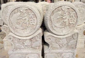 山东精美绝伦的金蟾蜍门墩雕塑