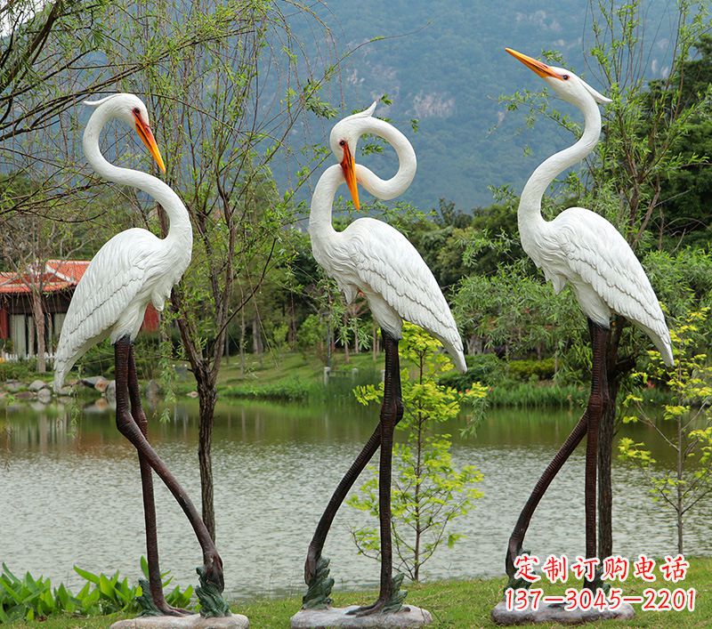 山东仙鹤的雕塑