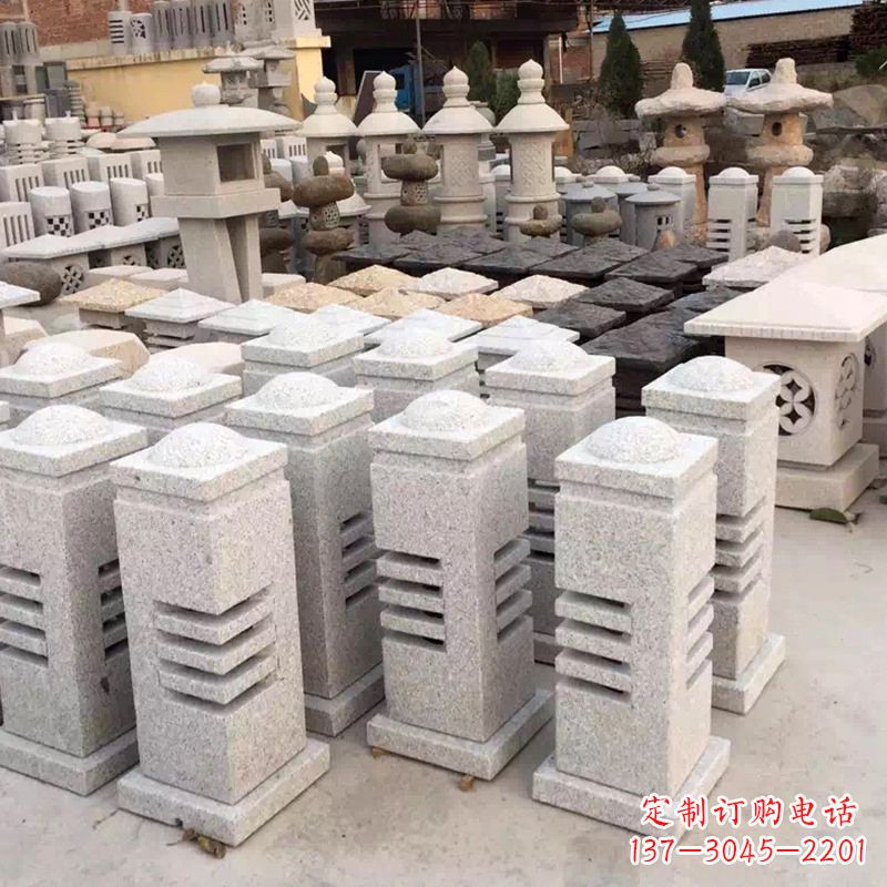 山东现代简约石雕灯笼