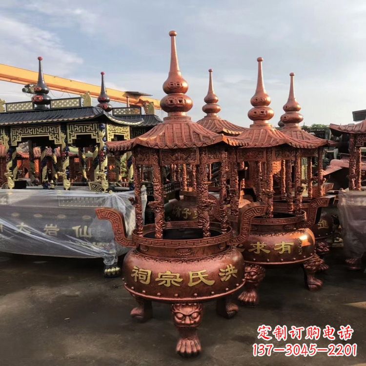 山东香炉铜雕