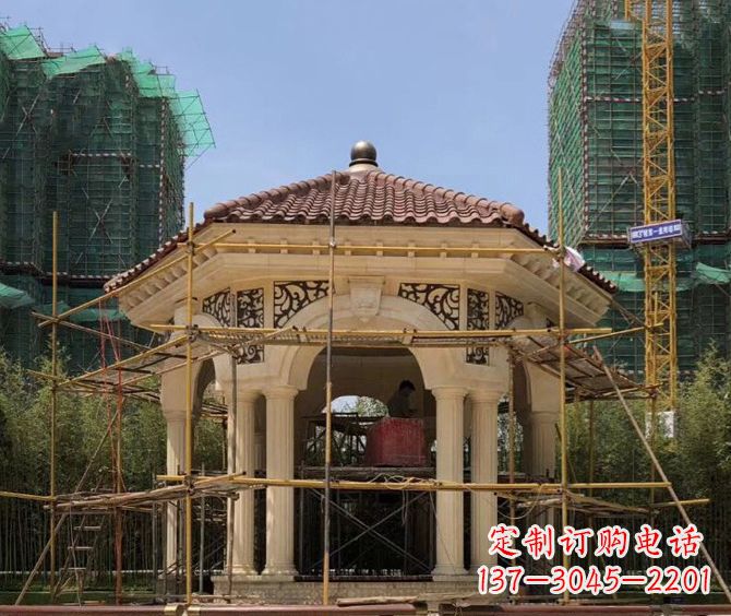 山东小区景观欧式凉亭石雕