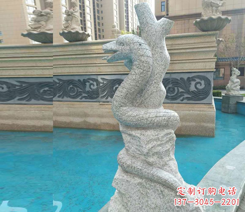 山东小区十二生肖雕塑动物石雕