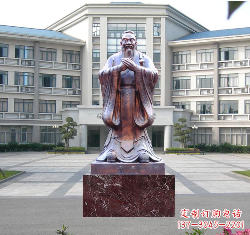 山东校园雕塑孔子 (2)
