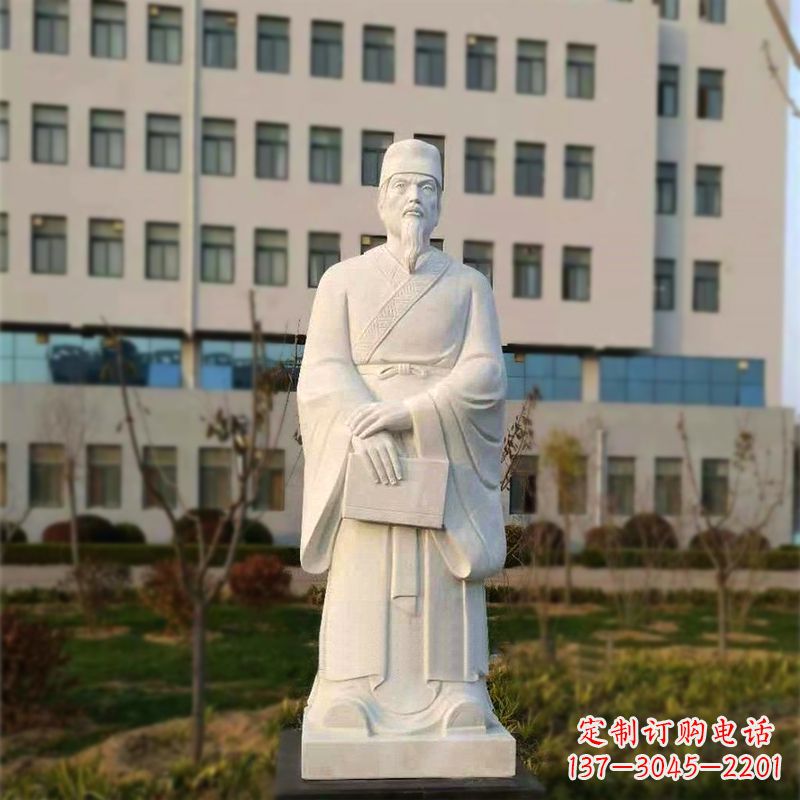 山东校园名人汉白玉雕塑医院医学院古代著名人物雕像