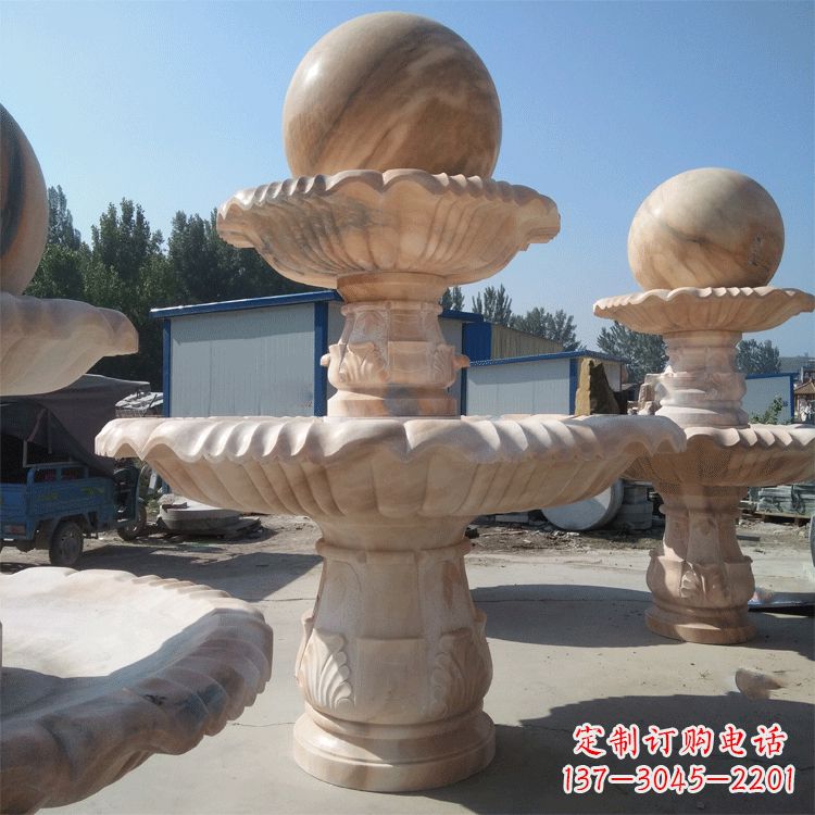 山东一米的喷泉石雕