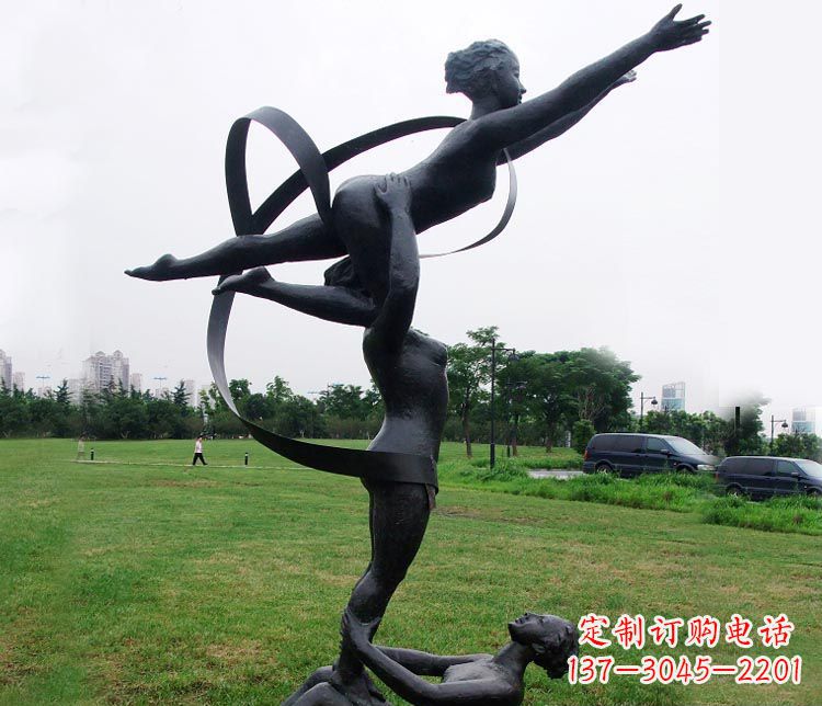 山东艺术体操运动员雕塑