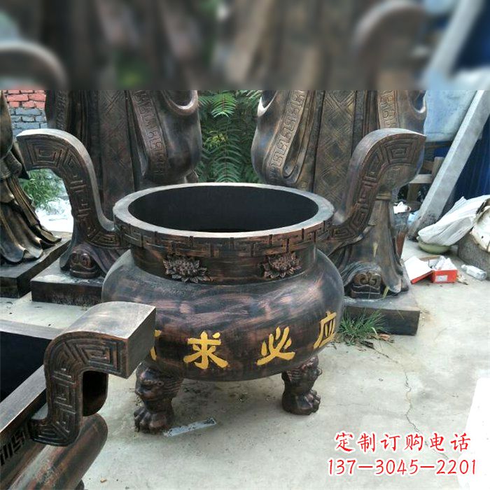 山东有求必应祈福铜雕香炉