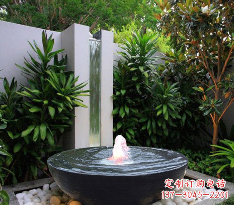 山东鱼缸石雕喷泉