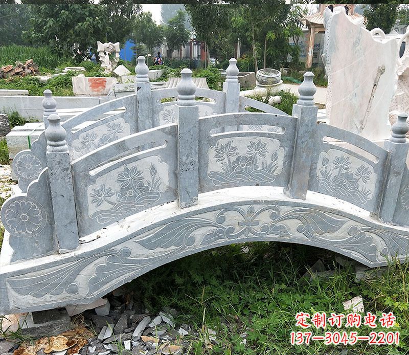 山东园林仿古石拱桥景观石雕 (3)