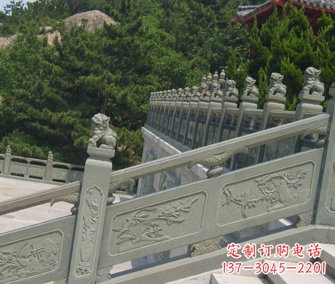山东园林仿古石栏板景观石雕 (4)
