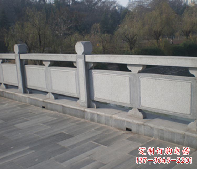 山东园林仿古石栏板景观石雕 (7)