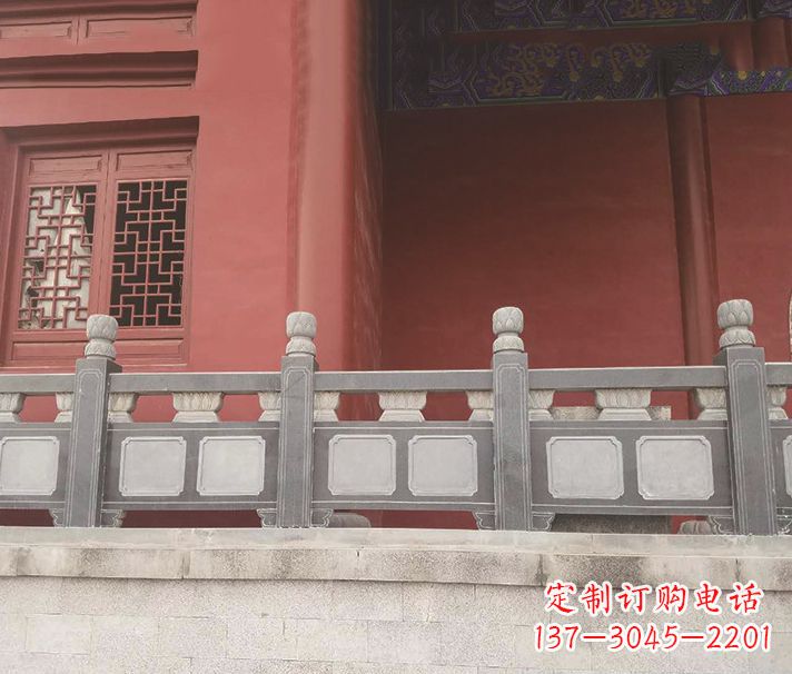 山东园林仿古石栏板景观石雕 (8)