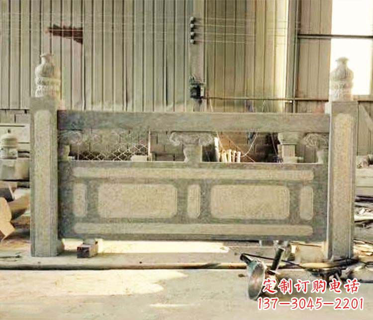 山东园林仿古石栏板景观石雕