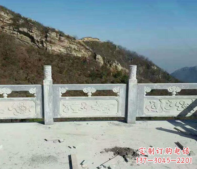 山东园林仿古石栏板景观石雕_2 (3)